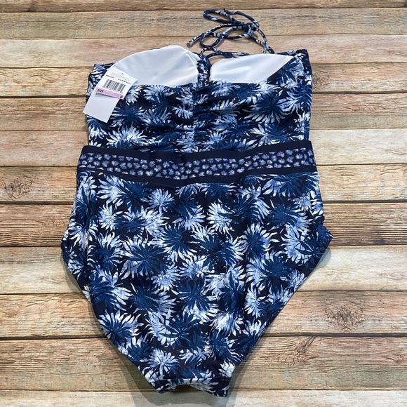 Michael Kors Bandeau Cut Out One Piece NWT - Picture 4 of 5